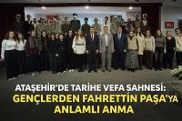 ATAŞEHİR’DE TARİHE VEFA SAHNESİ: GENÇLERDEN FAHRETTİN PAŞA’YA ANLAMLI ANMA
