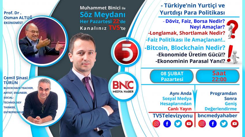Türkiye’nin Yurtiçi ve Yurtdışı para politikası ve Enine Boyuna Bitcoin, Blockchain
