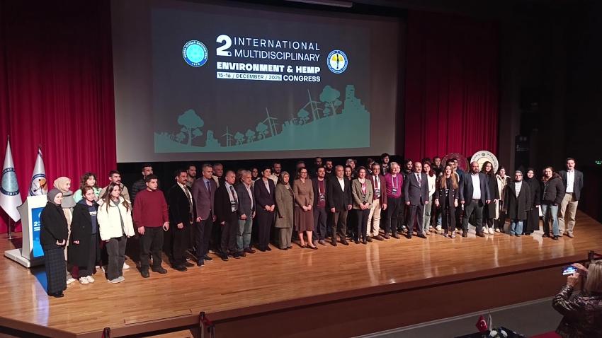 2. Uluslararası Multidisipliner Çevre ve Kenevir Kongresi Bursa’da Gerçekleştirildi
