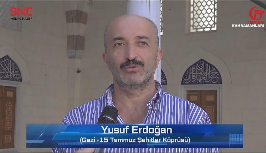  Gazi Yusuf Erdoğan:Şimdi o dalgalanan al bayrağı görünce o kanım aklıma geliyor.
